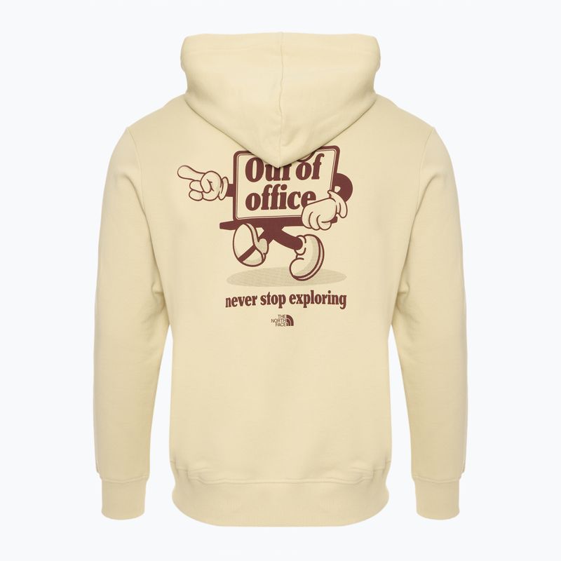 The North Face Cartoon Logo Relaxed Hoodie gravel sweatshirt 2