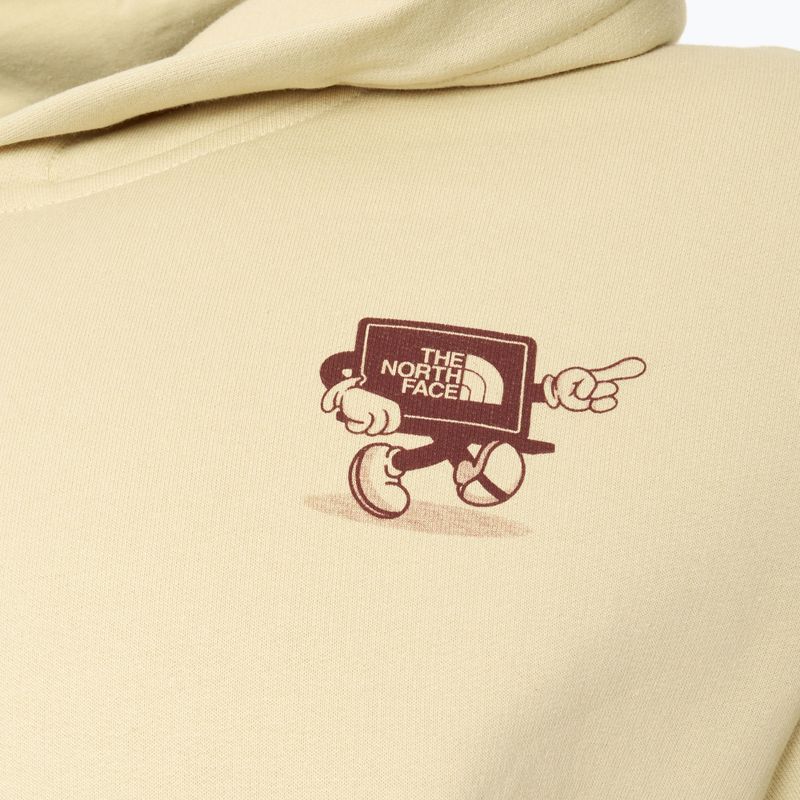 The North Face Cartoon Logo Relaxed Hoodie gravel sweatshirt 3