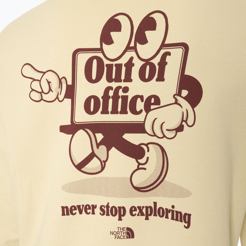 The North Face Cartoon Logo Relaxed Hoodie gravel sweatshirt 4