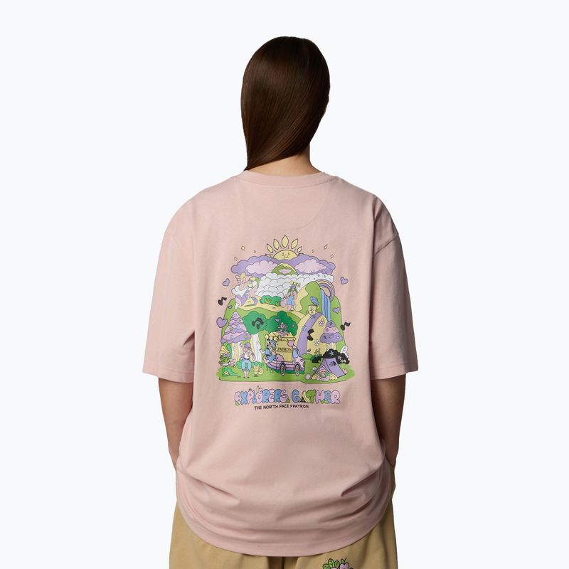 Men's The North Face Reflective Box Nse Tee pink moss shirt 3