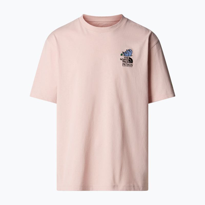 Men's The North Face Reflective Box Nse Tee pink moss shirt 4
