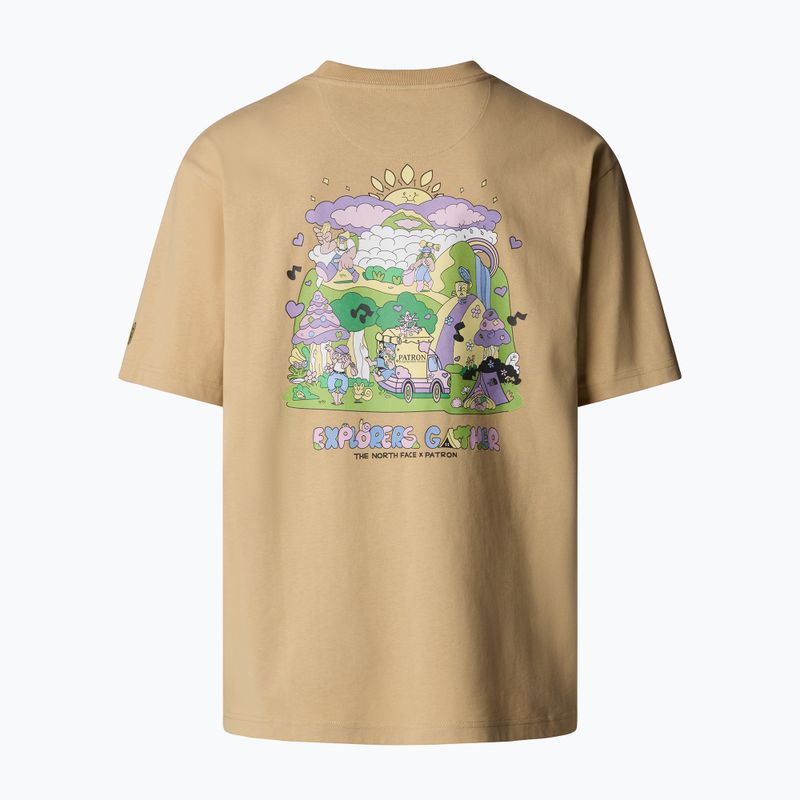 Men's The North Face Reflective Box Nse Tee khaki stone 5