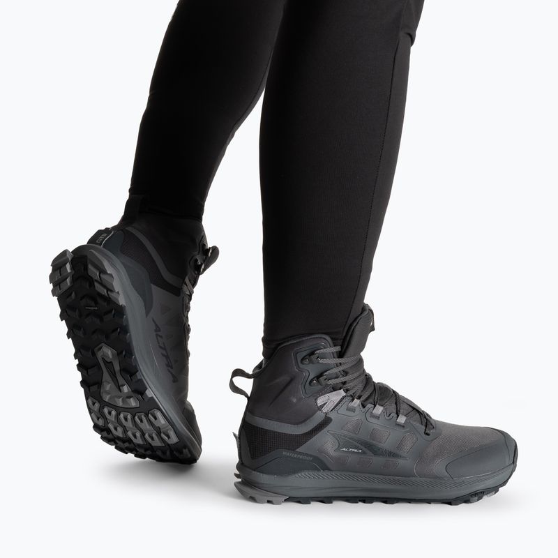 Men's shoes Altra Lone Peak 9 Waterproof Mid black/gray 2