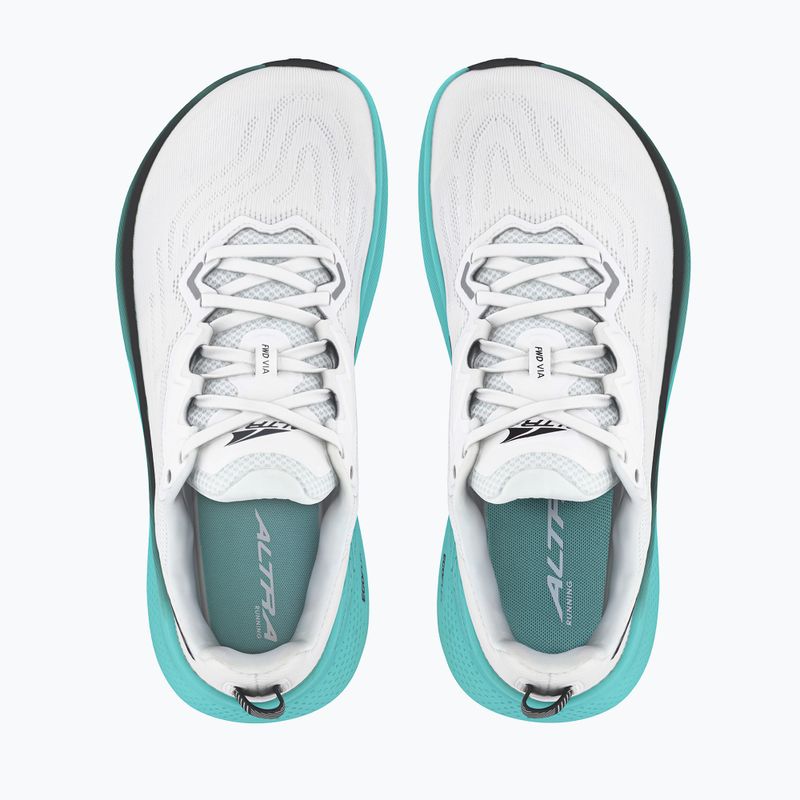 Women's running shoes Altra FWD VIA white/green 10