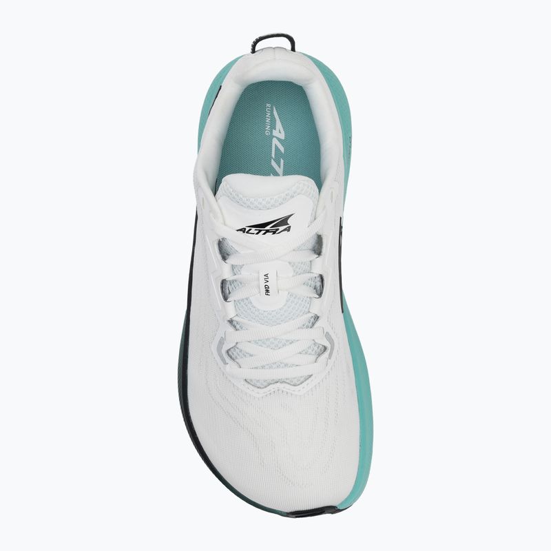 Women's running shoes Altra FWD VIA white/green 5