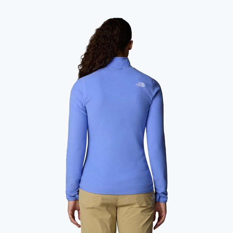 The North Face women's 100 Glacier FZ virtual blue sweatshirt 3