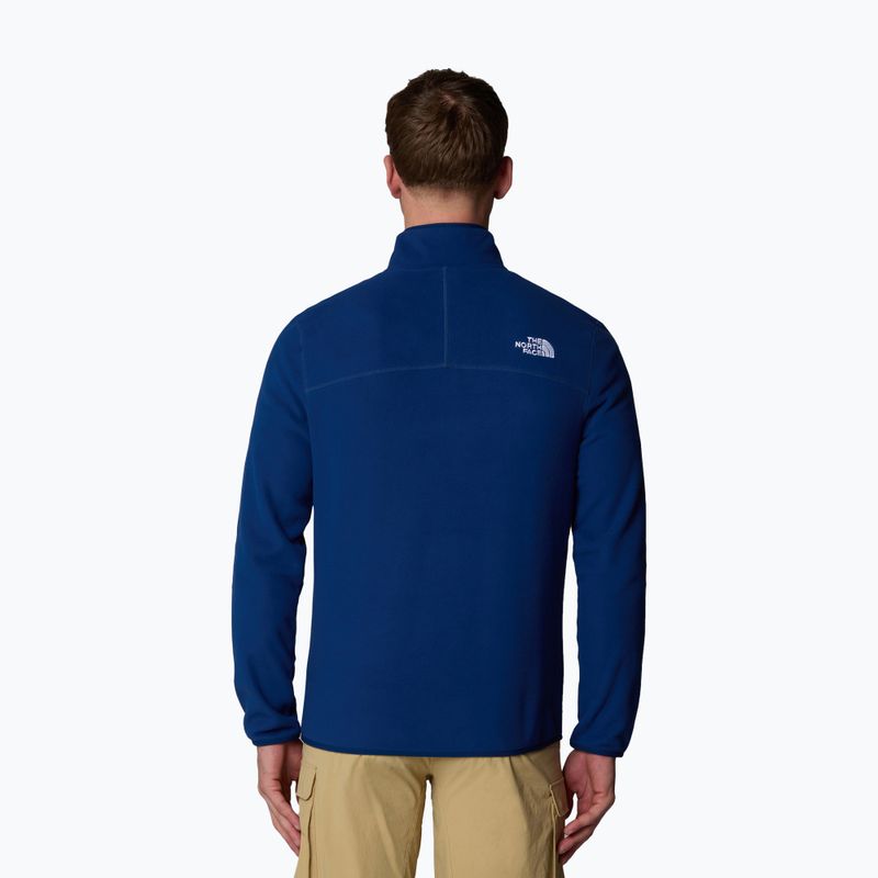 Men's sweatshirt The North Face 100 Glacier 1/4 Zip estate blue 3