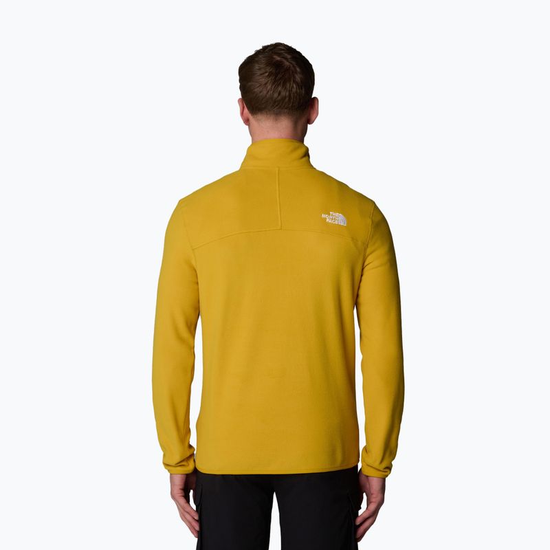 Men's sweatshirt The North Face 100 Glacier 1/4 Zip turmeric 3