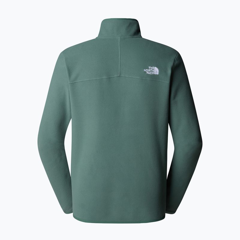 Men's sweatshirt The North Face 100 Glacier 1/4 Zip medium duck green 2