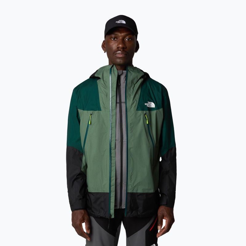 Men's rain jacket The North Face Signal 2.5L Dryvent duck green/deep nori/tnf black 4