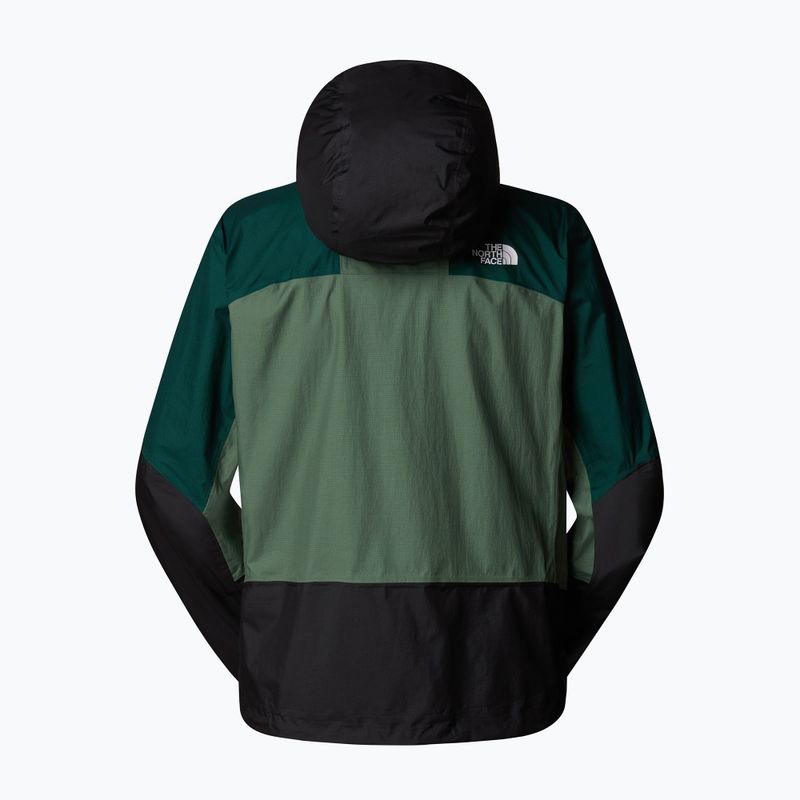 Men's rain jacket The North Face Signal 2.5L Dryvent duck green/deep nori/tnf black 6