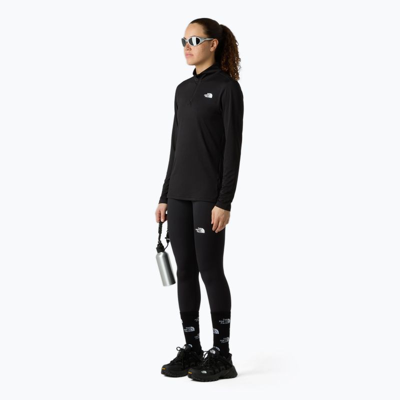 Women's T-shirt The North Face Flex 1/4 Zip Slim black 2