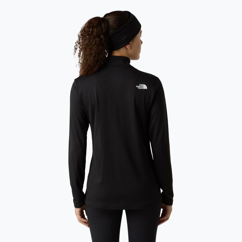 Women's T-shirt The North Face Flex 1/4 Zip Slim black 3