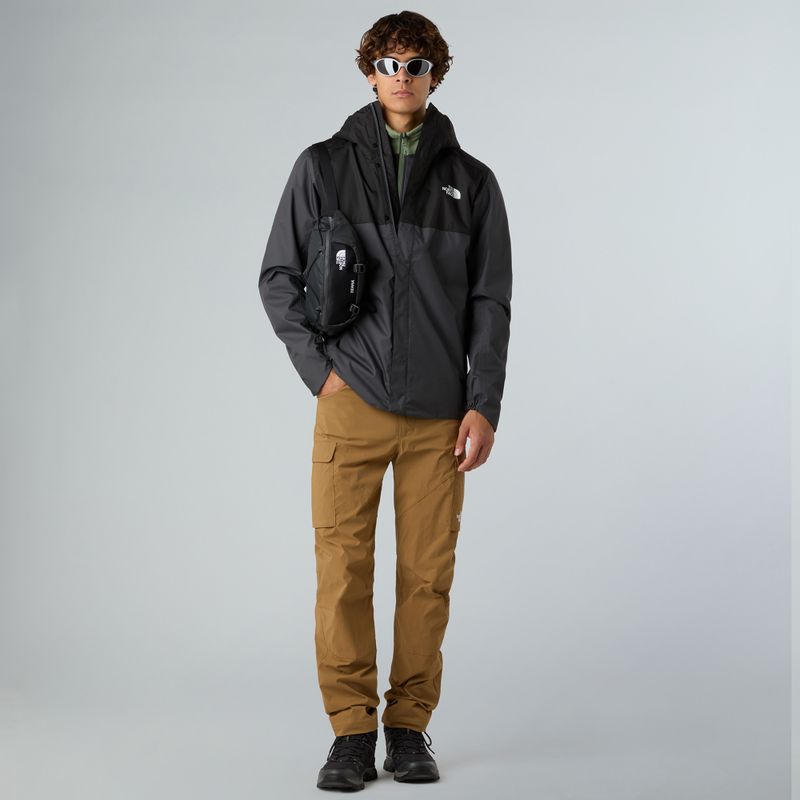 Men's rain jacket The North Face Quest Zip-In asphalt grey/black 2