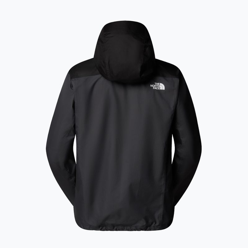 Men's rain jacket The North Face Quest Zip-In asphalt grey/black 6
