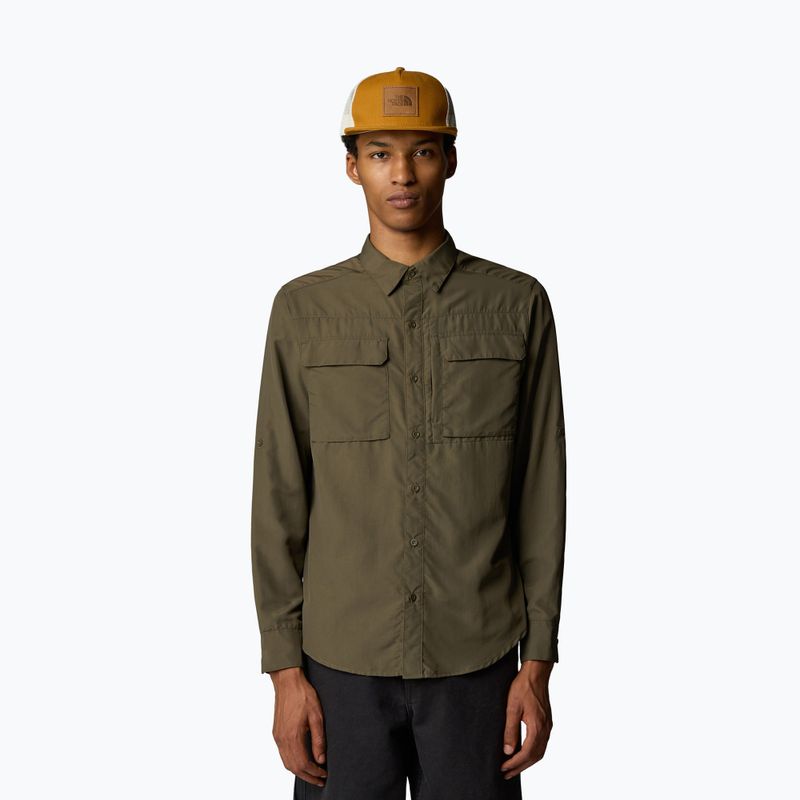 Men's shirt The North Face Sequoia new taupe green