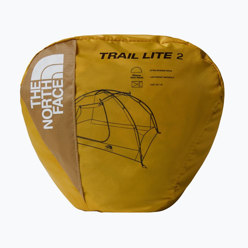 2-person trekking tent The North Face Trail Lite 2 khaki stone/ arrowwood yellow 14