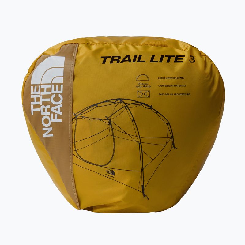 3-person trekking tent The North Face Trail Lite 3 khaki stone/ arrowwood yellow 13