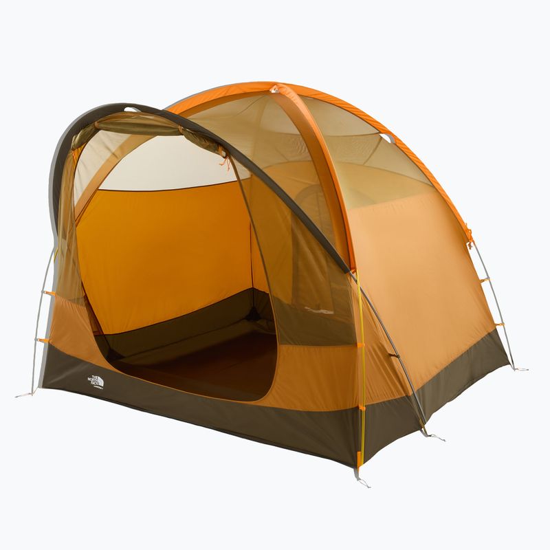 4-person camping tent The North Face Wawona 4P light exuberance orange/ timber tan/ new taupe green 4