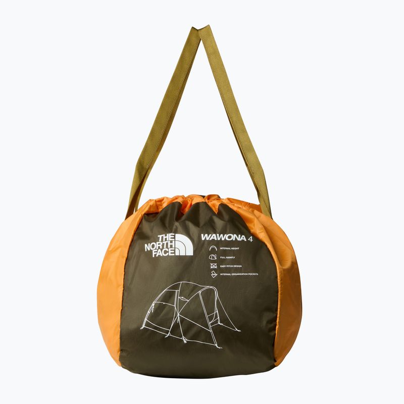4-person camping tent The North Face Wawona 4P light exuberance orange/ timber tan/ new taupe green 13