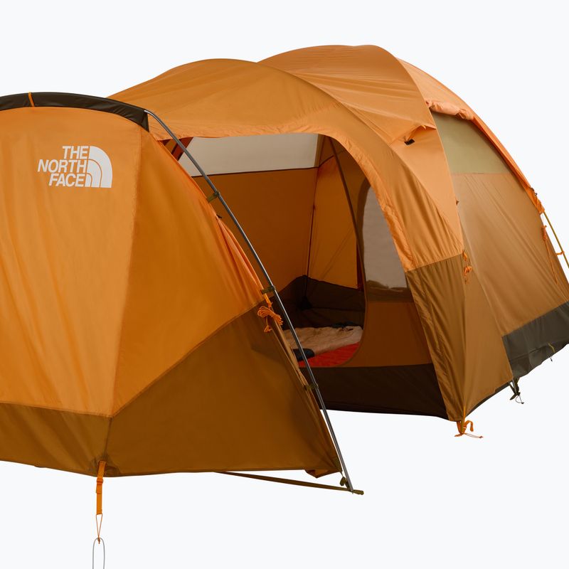 6-person camping tent The North Face Wawona 6P light exuberance orange/ timber tan/ new taupe green 4