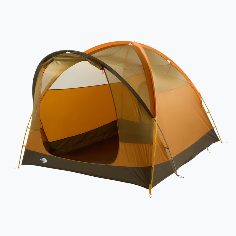 6-person camping tent The North Face Wawona 6P light exuberance orange/ timber tan/ new taupe green 5