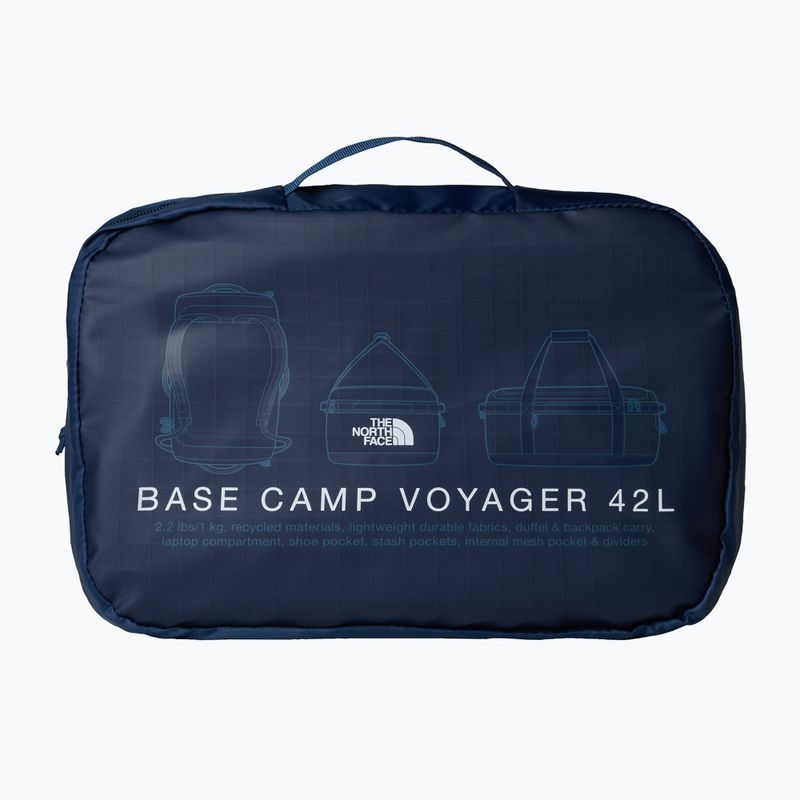 The North Face Base Camp Voyager Duffel 42 l shady blue/summit navy travel bag 4