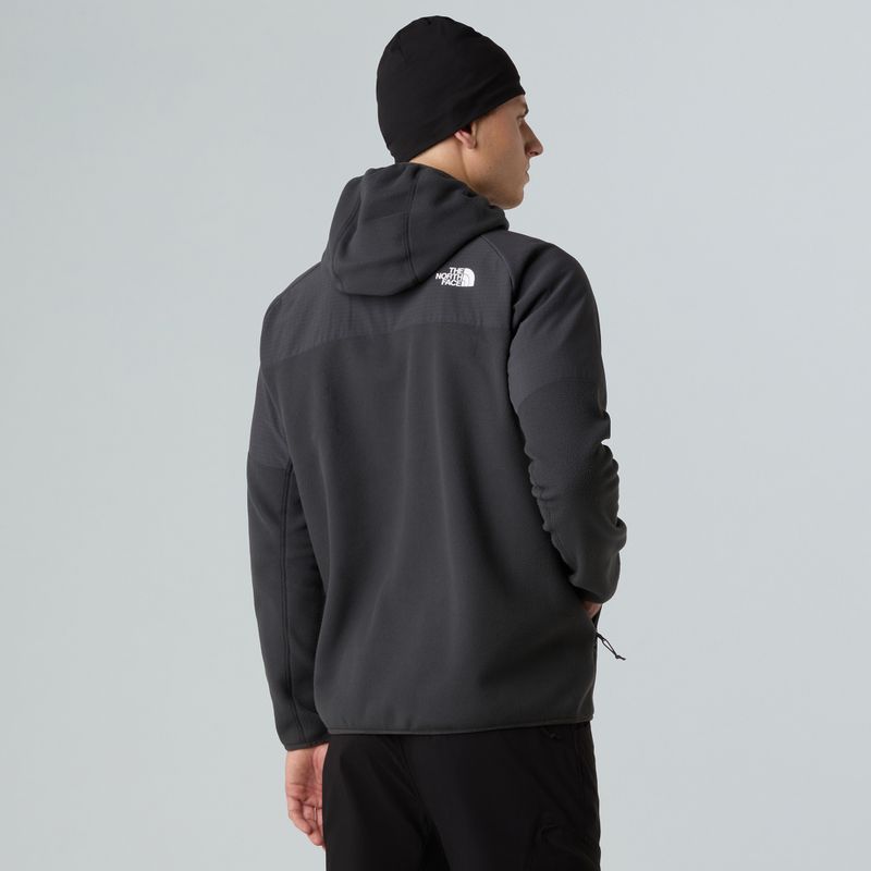 Men's sweatshirt The North Face Glacier Heavyweight Full Zip HD asphalt grey/black 3