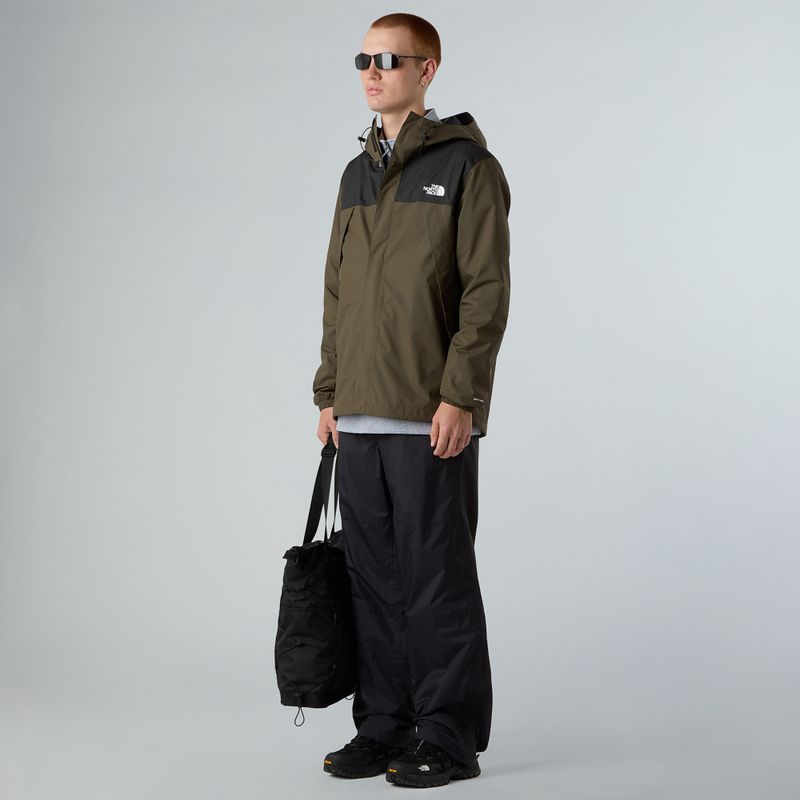 Men's rain jacket The North Face Antora new taupe green/ black 2