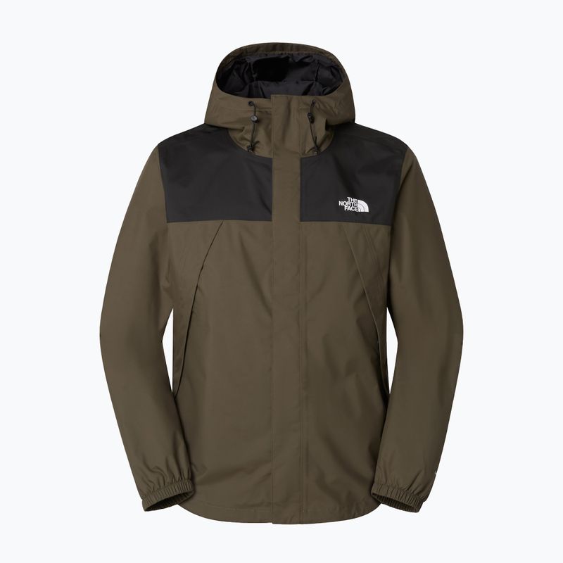 Men's rain jacket The North Face Antora new taupe green/ black 5