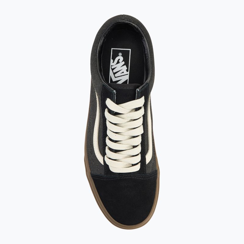 Vans Old Skool heavy canvas black shoes 5