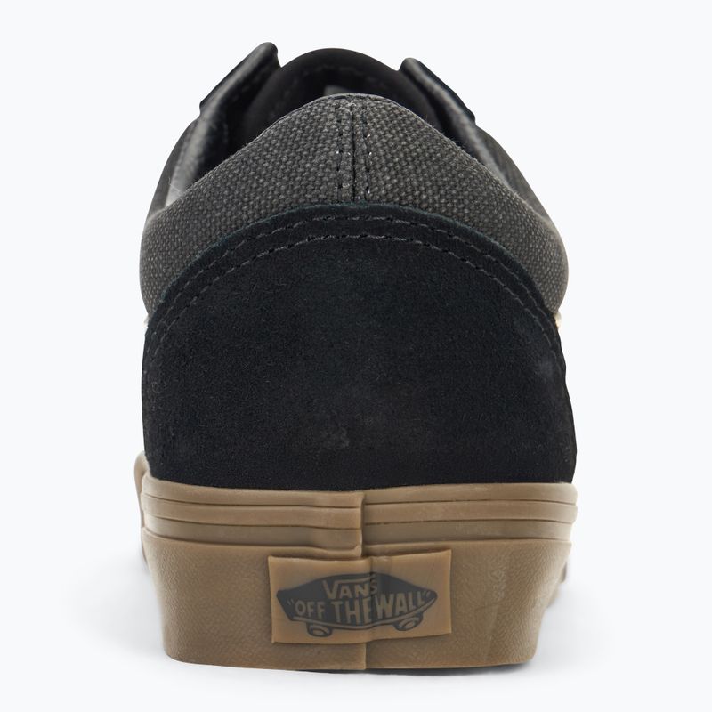 Vans Old Skool heavy canvas black shoes 6