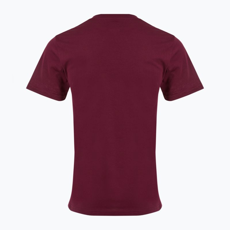 Men's T-shirt Vans Mn Vans Classic burgundy/spicy mustard 2