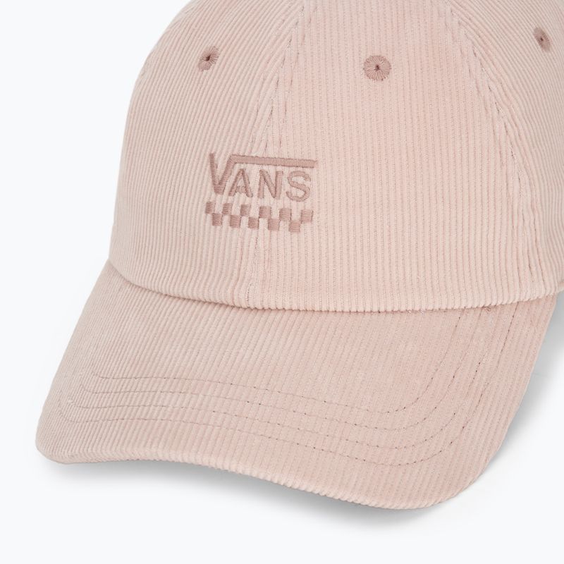 Vans Court Side Curved Bill Jockey sepia rose baseball cap 3