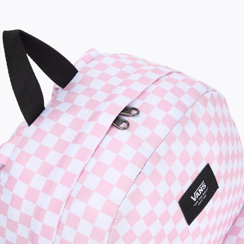 Vans Old Skool Grom Check 18 l coral blush children's urban backpack 5