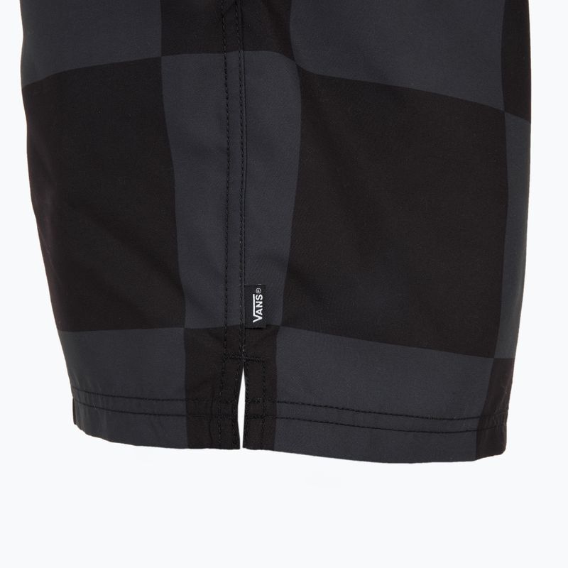 Men's Vans Primary Checkerboard Elastic Boardshort black/asphalt 3
