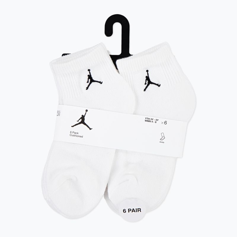 Socks Nike Jordan Everyday Essentials 6 pack white 3