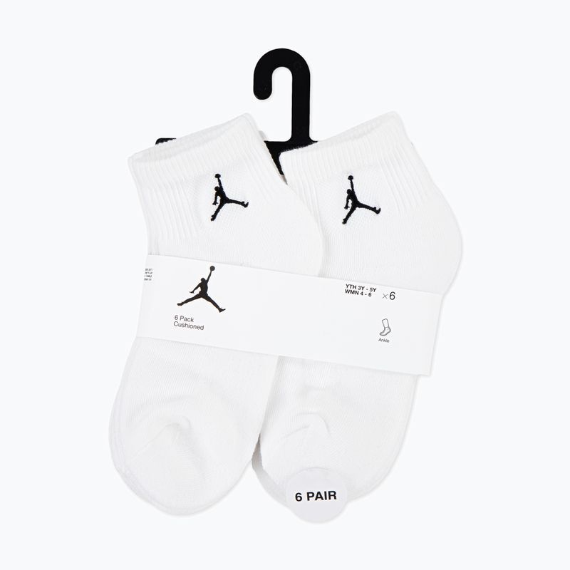 Socks Nike Jordan JHN Eeryday Essentials 6 pairs white 3