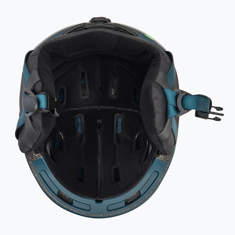 Smith Mission matte pacific geo ski helmet 6