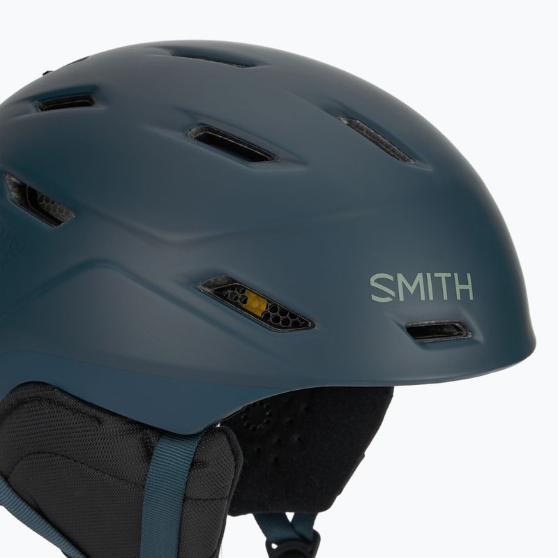 Smith Mission MIPS matte pacific geo ski helmet 7