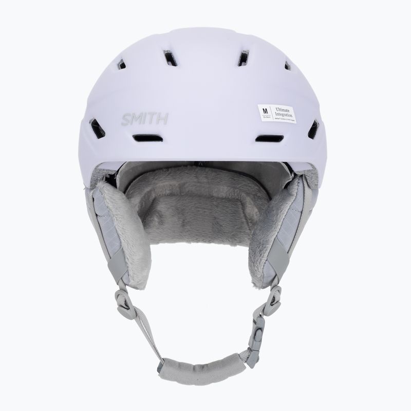 Smith Mirage matte lunar fog ski helmet 2