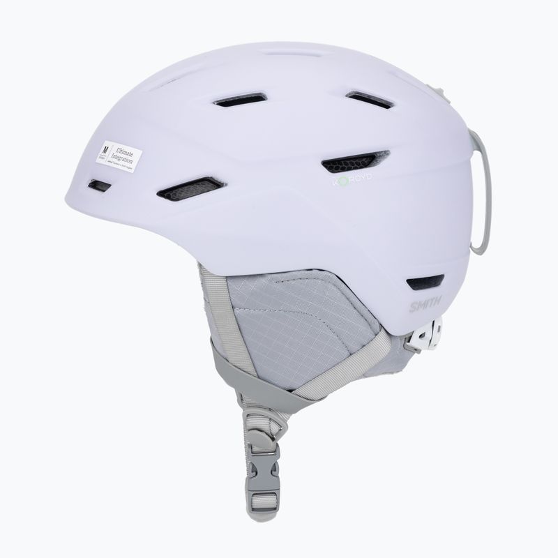 Smith Mirage matte lunar fog ski helmet 3