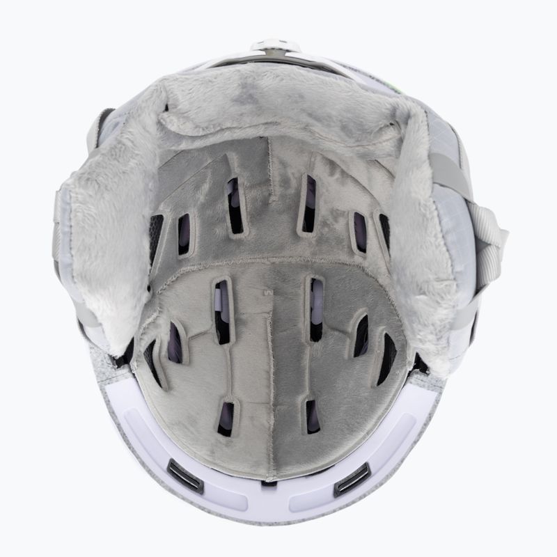 Smith Mirage matte lunar fog ski helmet 5