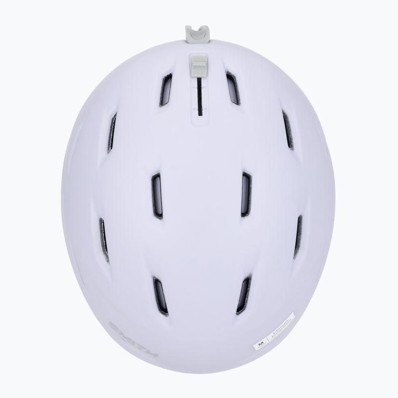 Smith Mirage matte lunar fog ski helmet 6