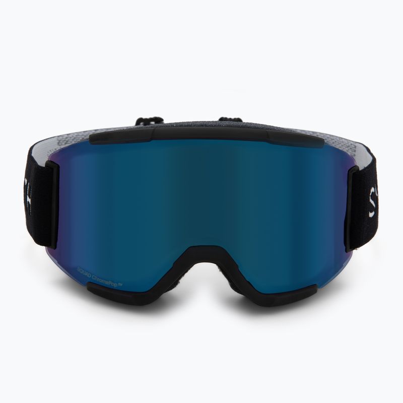Ski goggles Smith Squad black/chromapop everyday blue mirror/yelloe 2