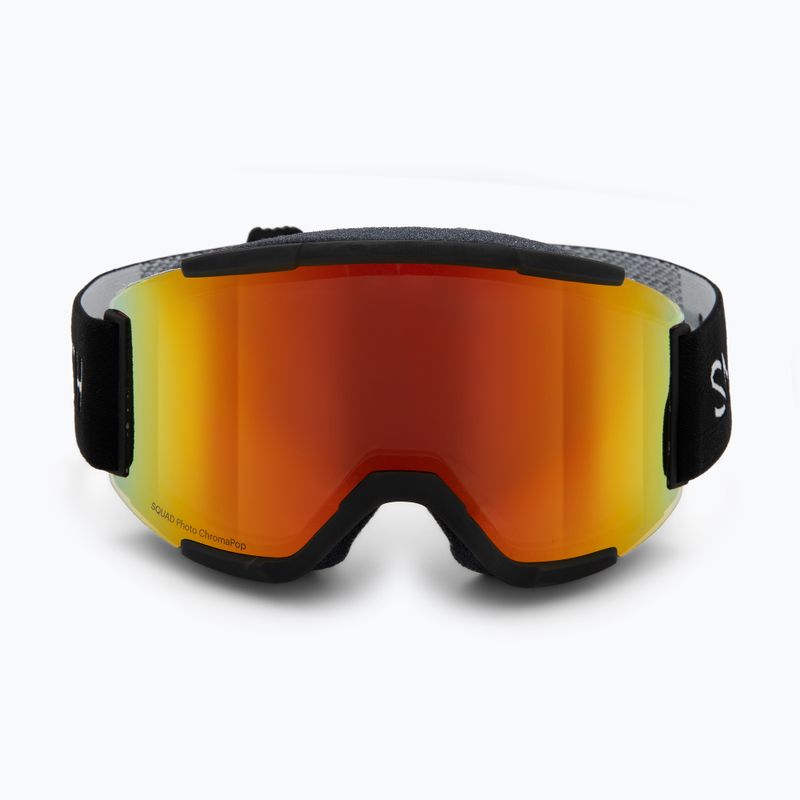 Ski goggles Smith Squad black/chromapop pro photochromic red mirror 2