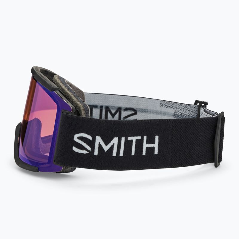 Smith Squad XL black/chromapop pro photochromic blue mirror ski goggles 4