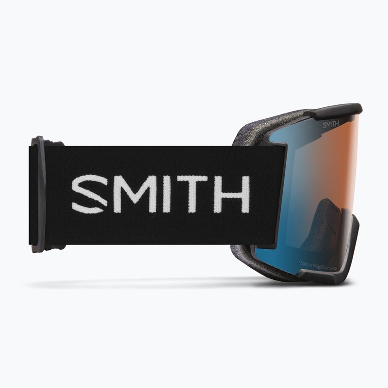 Smith Squad XL black/chromapop pro photochromic blue mirror ski goggles 4