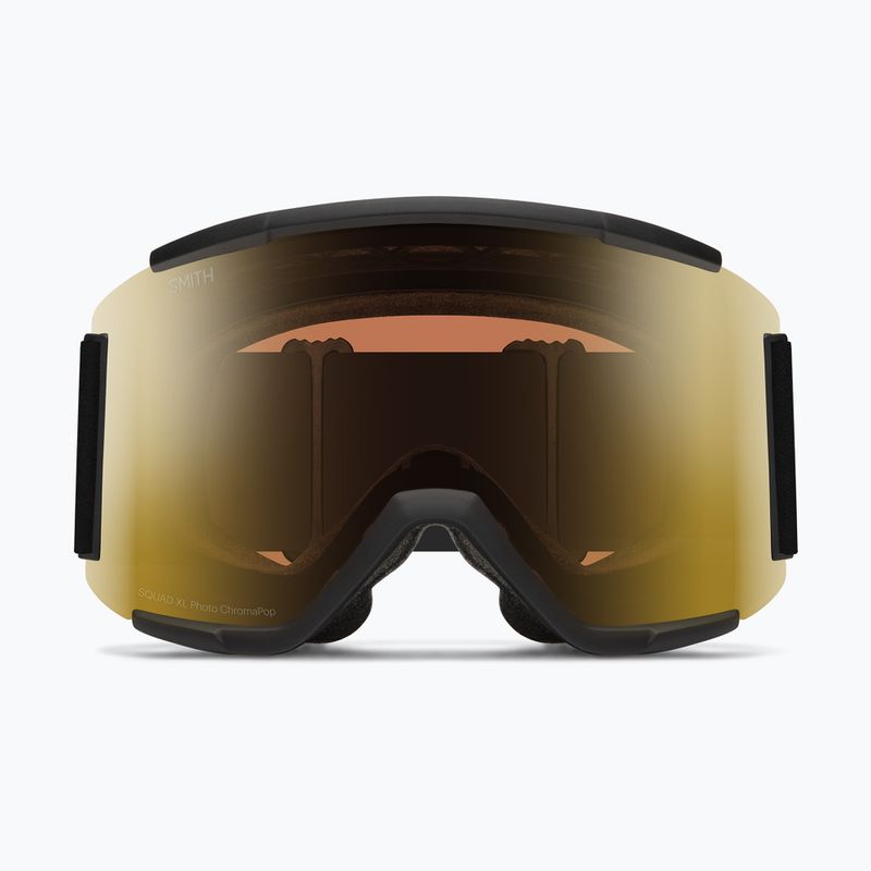 Ski goggles Smith Squad XL black/chromapop pro photochromic gold mirror 2