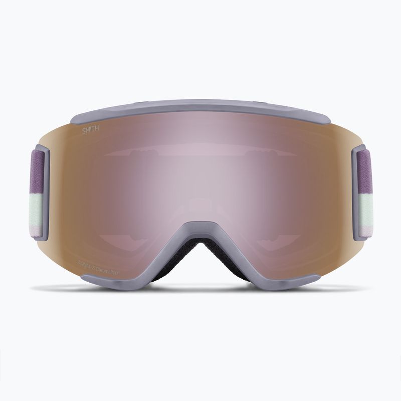 Smith Squad S lunar fog split/chroma everyday rose gold mirror ski goggles 2